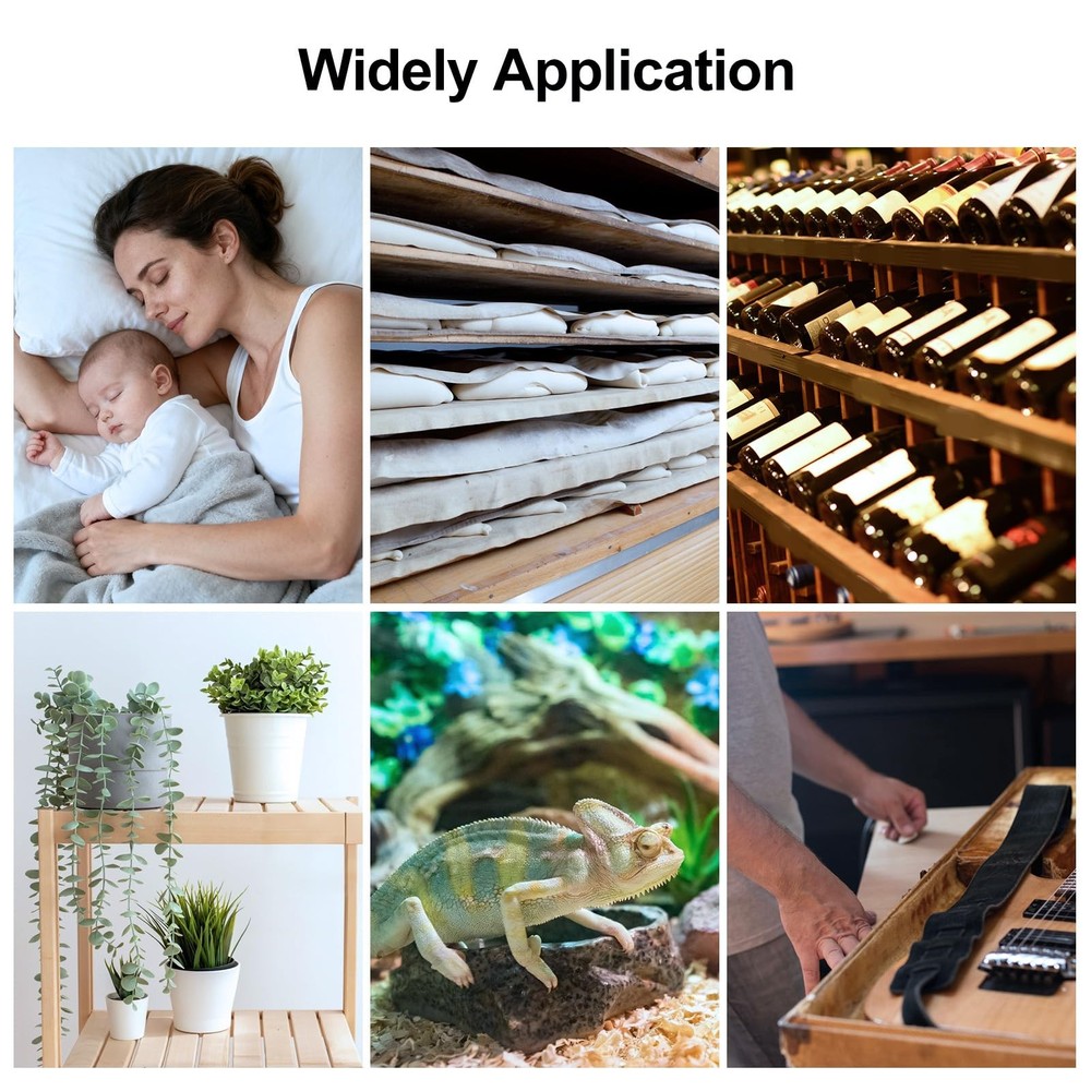 WiFi Temperature Humidity Sensor, Wireless Indoor Thermometer White