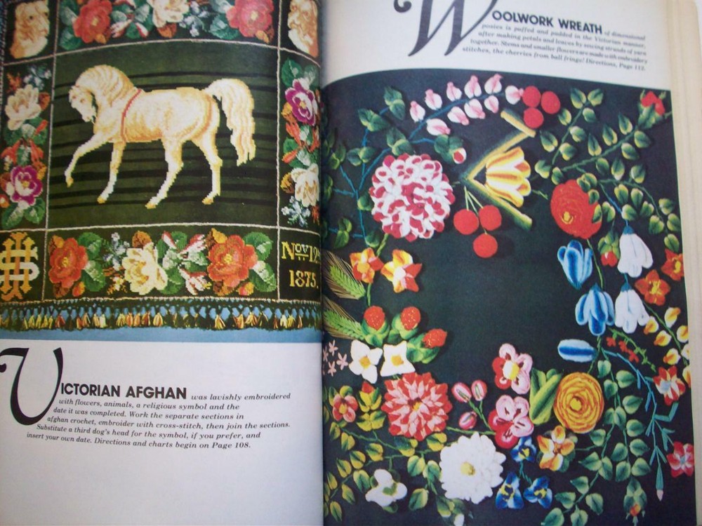 VTG McCall's Needlework & Embroidery Encyclopedia stitches techniques patterns