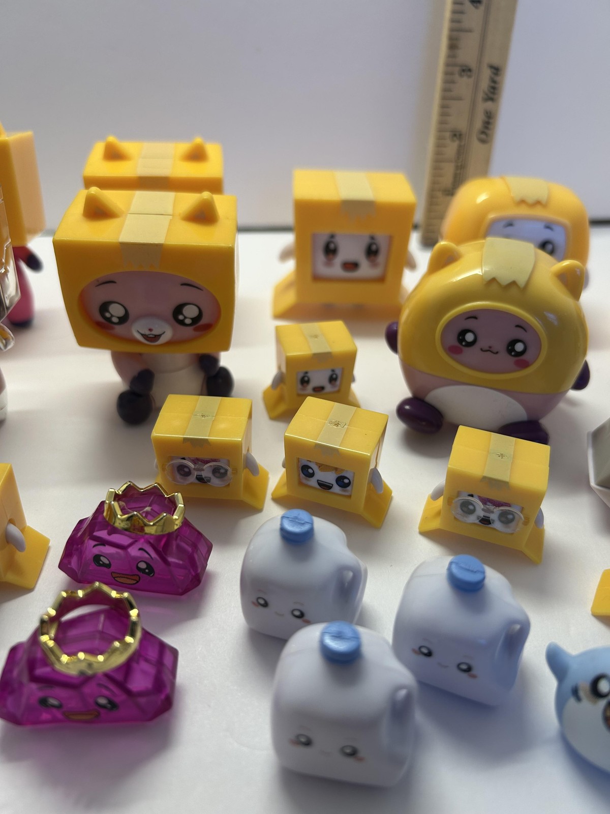LankyBox Boxy Rocky LankyBot Canny Sticky Figures Lot Small Plastic Mini Toys
