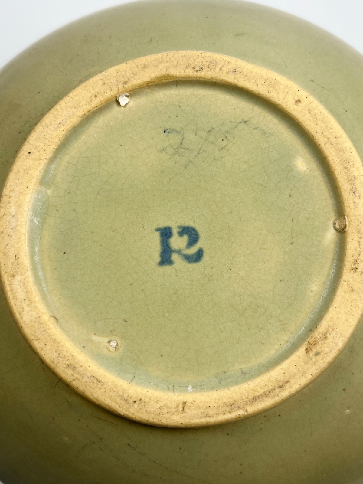 Roseville Carnelian I Green Drip 1926 Vintage Arts And Crafts rose bowl vase 357