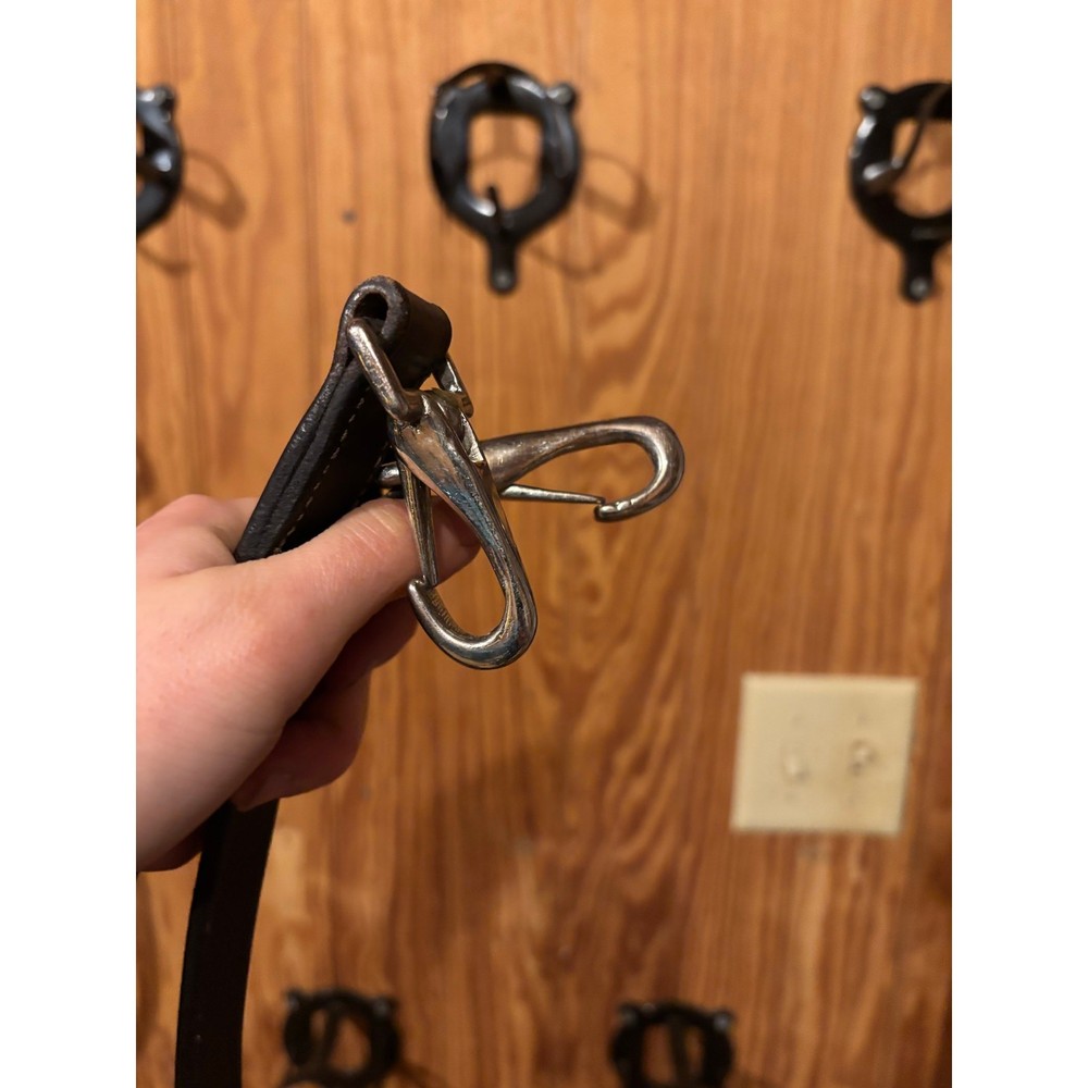 Leather Side Reins with Rubber Donuts