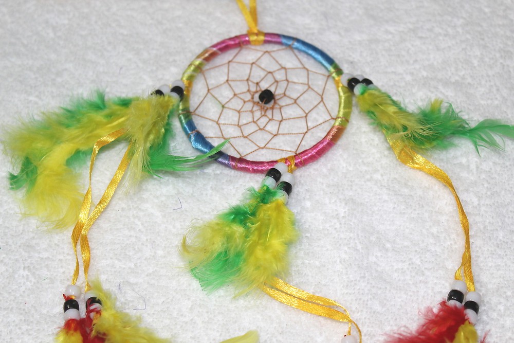 DREAMCATCHER BEADS FEATHERS FEATHER MULTI COLOR (CIT59)