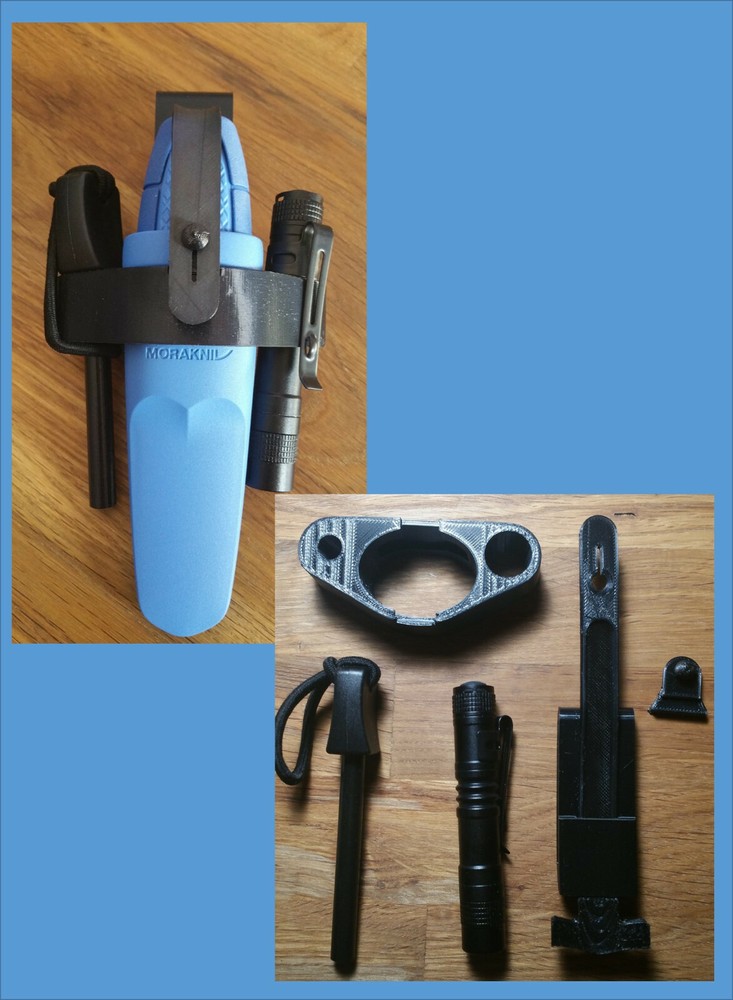Mora Morakniv Eldris Utility Sleeve w/ LED + Ferro + Strap + Belt Loop