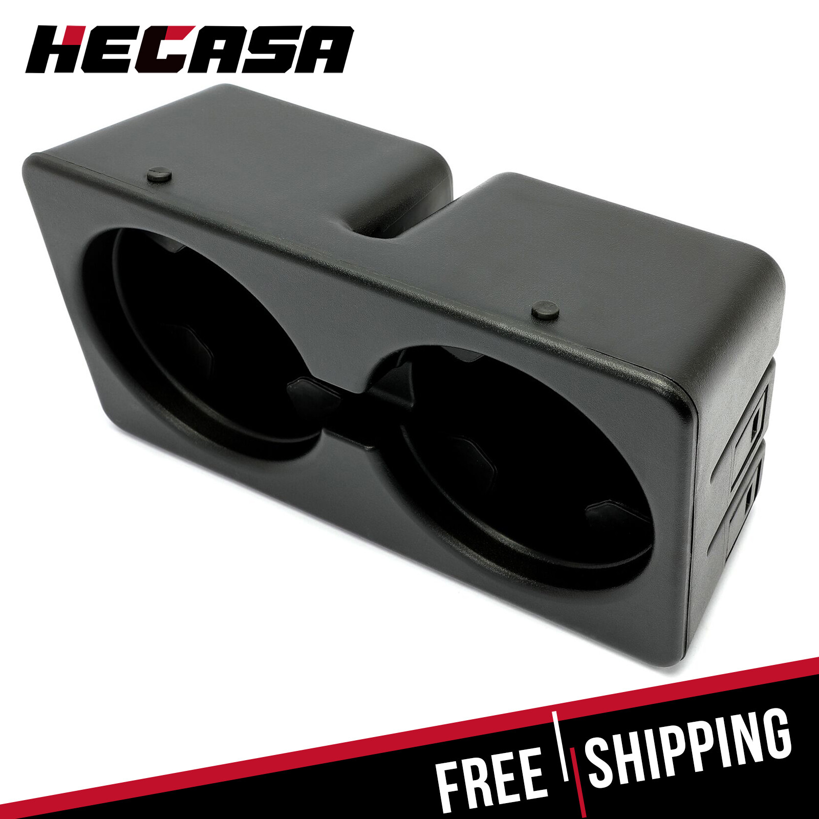 Dual Console Cup Holder Insert Drink For 07-14 Chevy Silverado Tahoe GMC Sierra