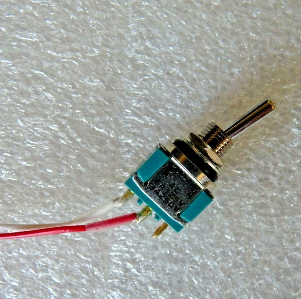 Motorola Solutions 18624G-06 David Clark Switch Assembly Toggle w/ Wire NEW