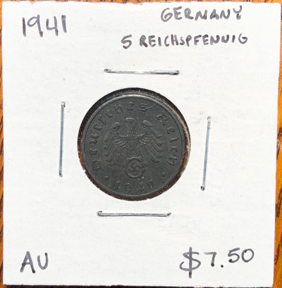 1941 Germany 5 Reichspfennig