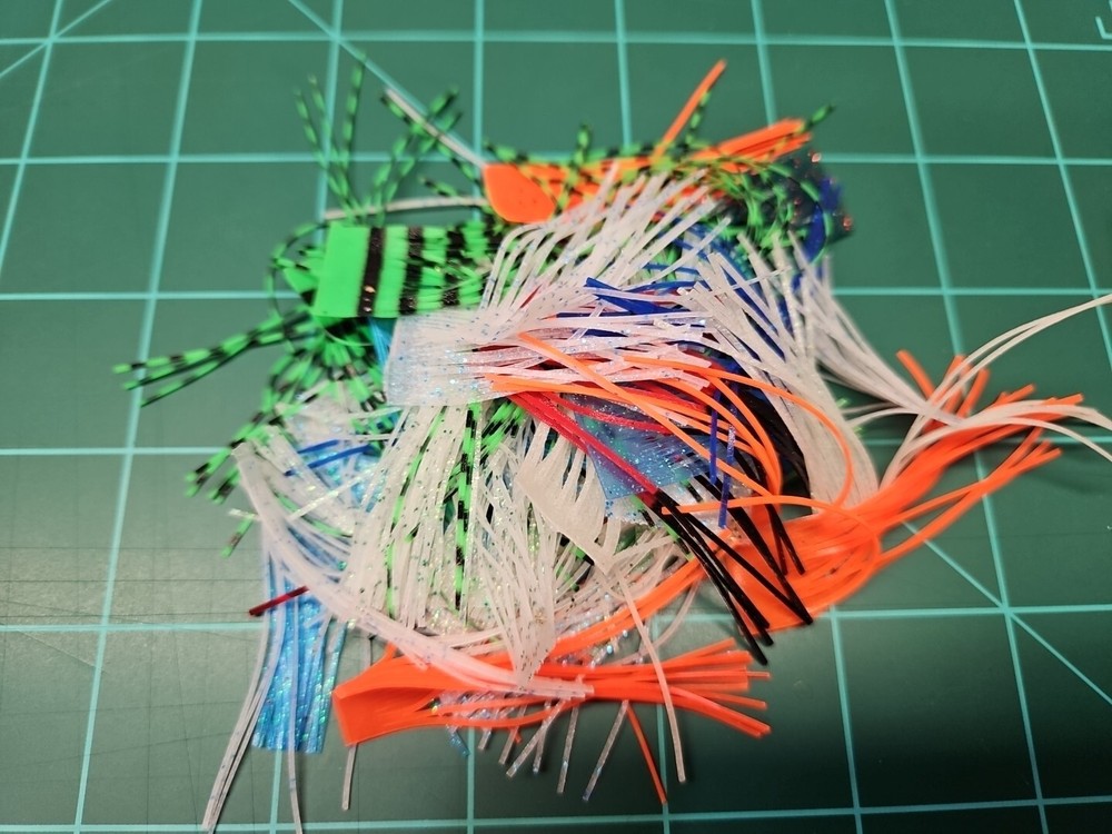 Silicone Fly Tying Material tabs jig tails