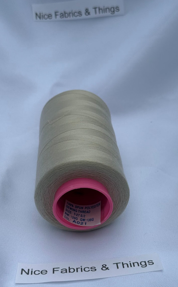 50 Spools - Light Yellow A121 Multi Purpose Sewing Thread