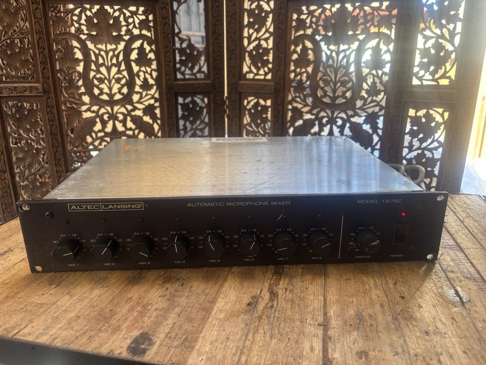 Altec Lansing 1678C 8 Channel Automatic Microphone Mixer
