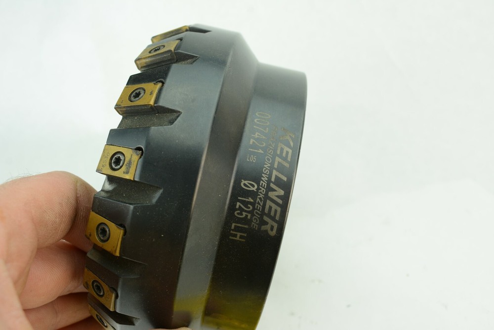 Kellner Indexable Chamfer/Angle Face Mill 125mm Left hand 007412