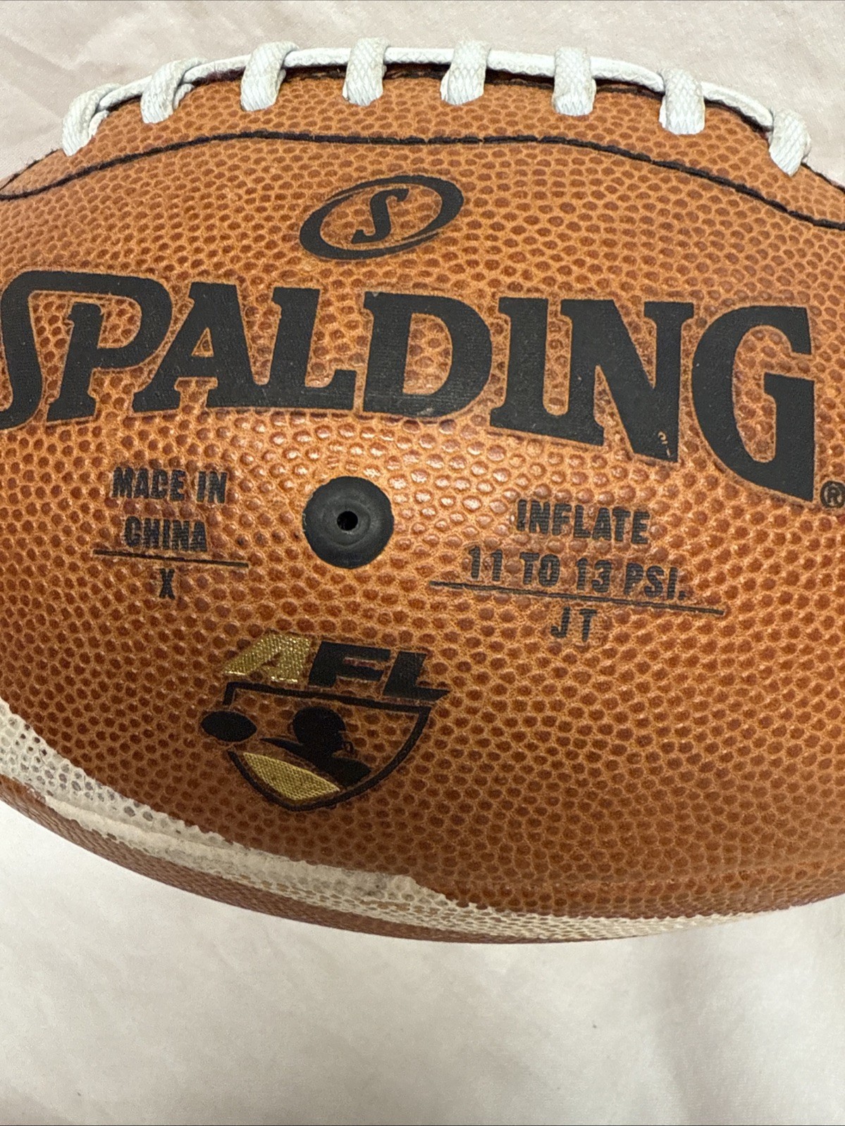 Vintage Spalding AFL Arena Football League Football, needs air
