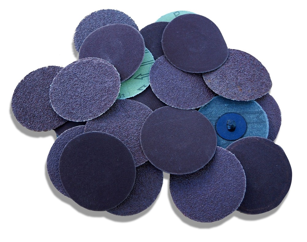 (25pc) Rogue River Tools 3" Quick-Change Sanding Discs (Type - R) (180 Grit)