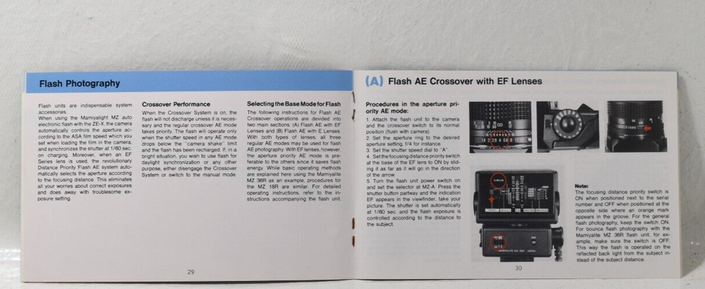 Mamiya ZE-X Instructions Manual 58 pages