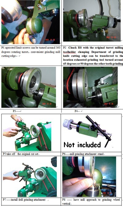 INTBUYING® 220V Powered U2 Universal Tool Cutter Grinder Sharpener Machine141113