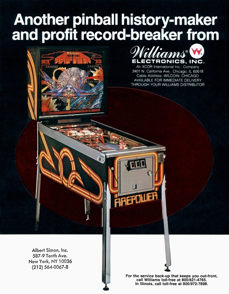 1980 Williams Firepower Pinball Machine Rubber Ring Kit