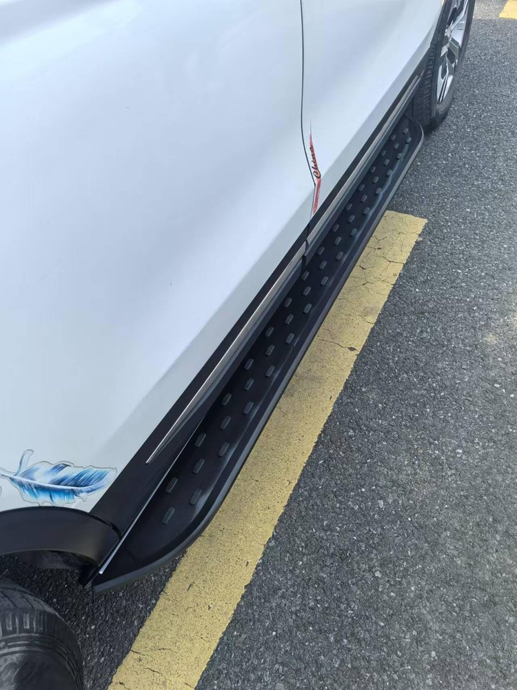 2Pcs Fixed Running Boards Side Step for Q7 2006-2015 with Brackets
