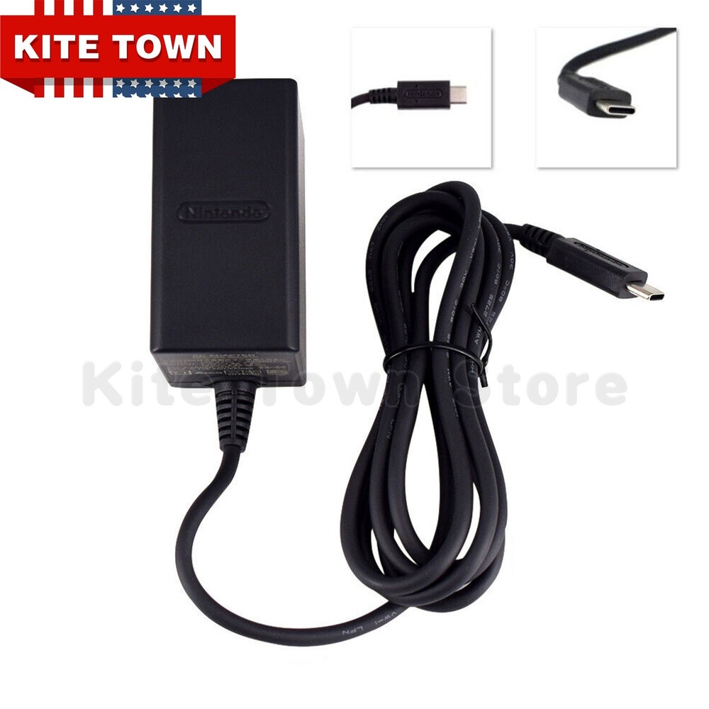 White Dock Station & Power Supply & HDMI Cable Set For Nintendo Switch OLED