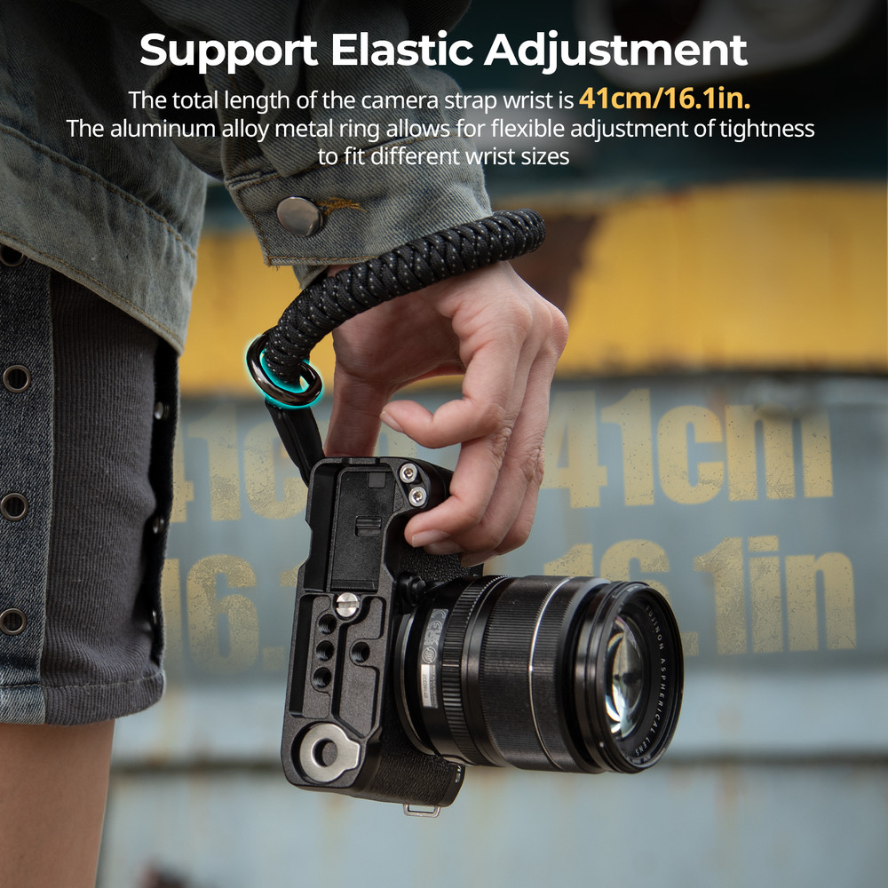 SmallRig Universal Camera Wrist Strap,Hand Strap, Adjustable Safety Strap 4881