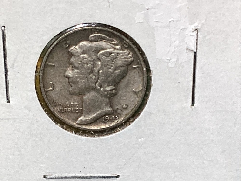 THREE 1943 MERCURY HEAD DIMES 🍀