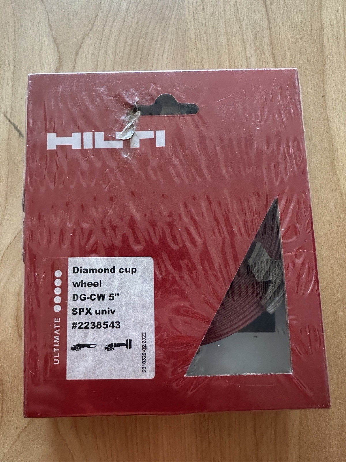 Hilti Diamond Cup Wheel DG-CW SPX  5" Univ Concrete Grinder 2238543