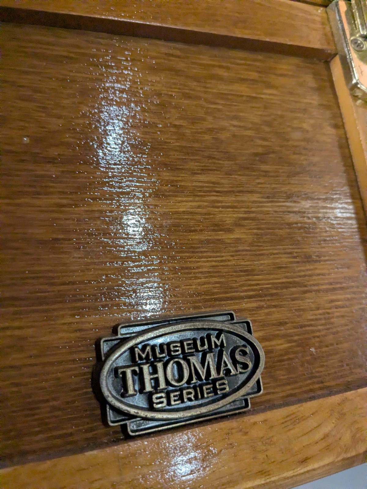 THOMAS Pacconi Museum Series Wooden Wood Tool Box Chest w/Lift-Out Tray