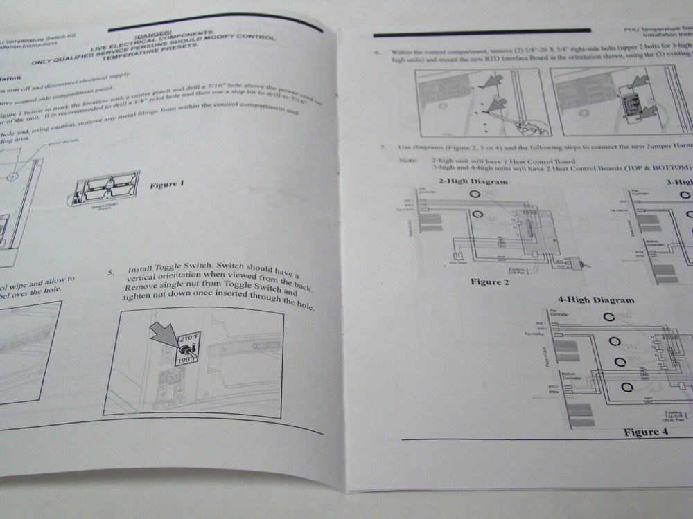 Duke 600283 PHU Temperature Switch Kit Installation Instructions