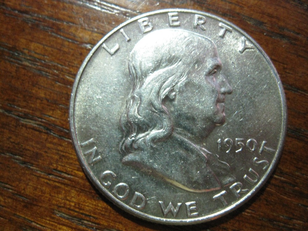 1950 Franklin Half Dollar Choice+ BU!