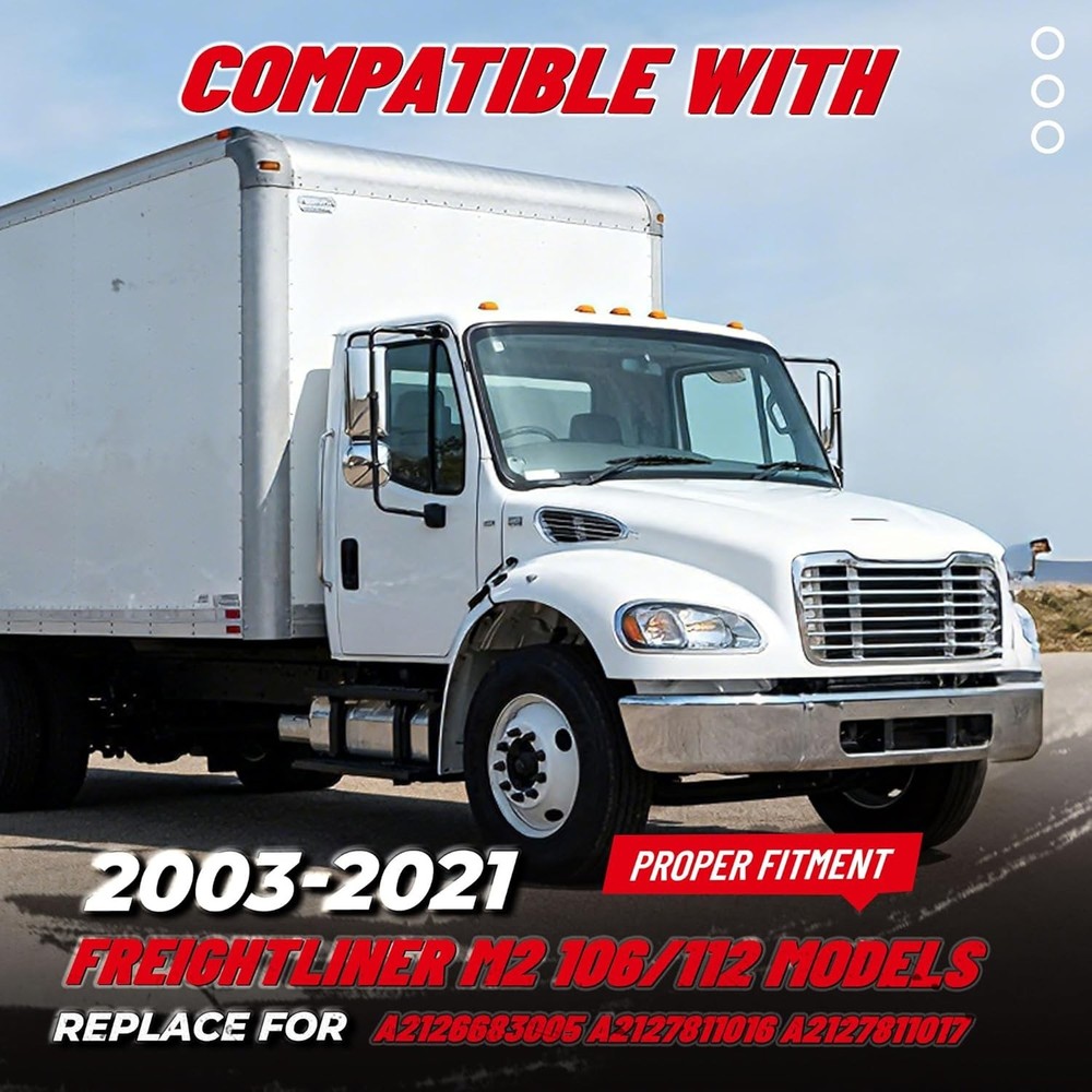 Front Bumper Assembly Compatible with 2003-2021 Freightliner M2 106 112 Model...