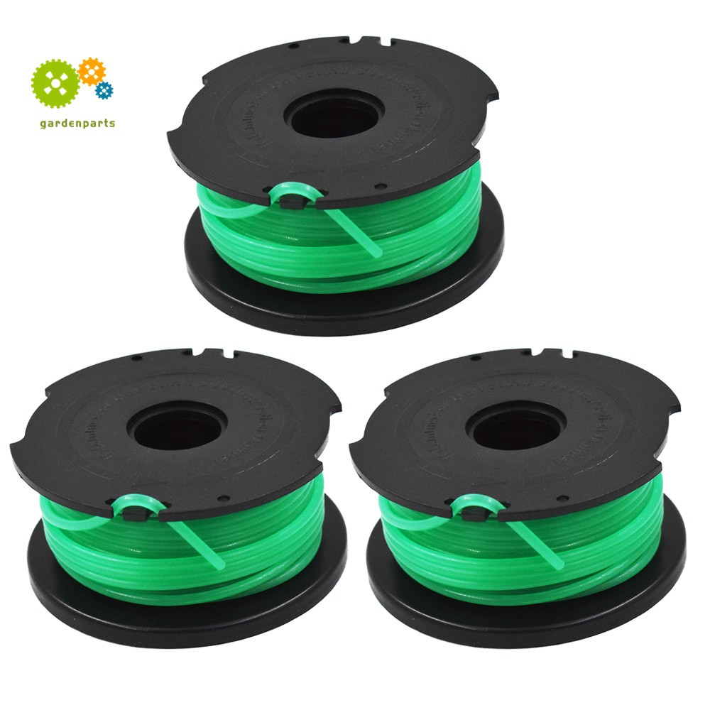 3Pcs SF-080 String Trimmer Spool Line Replace Suitable For Black & Decker GH3000