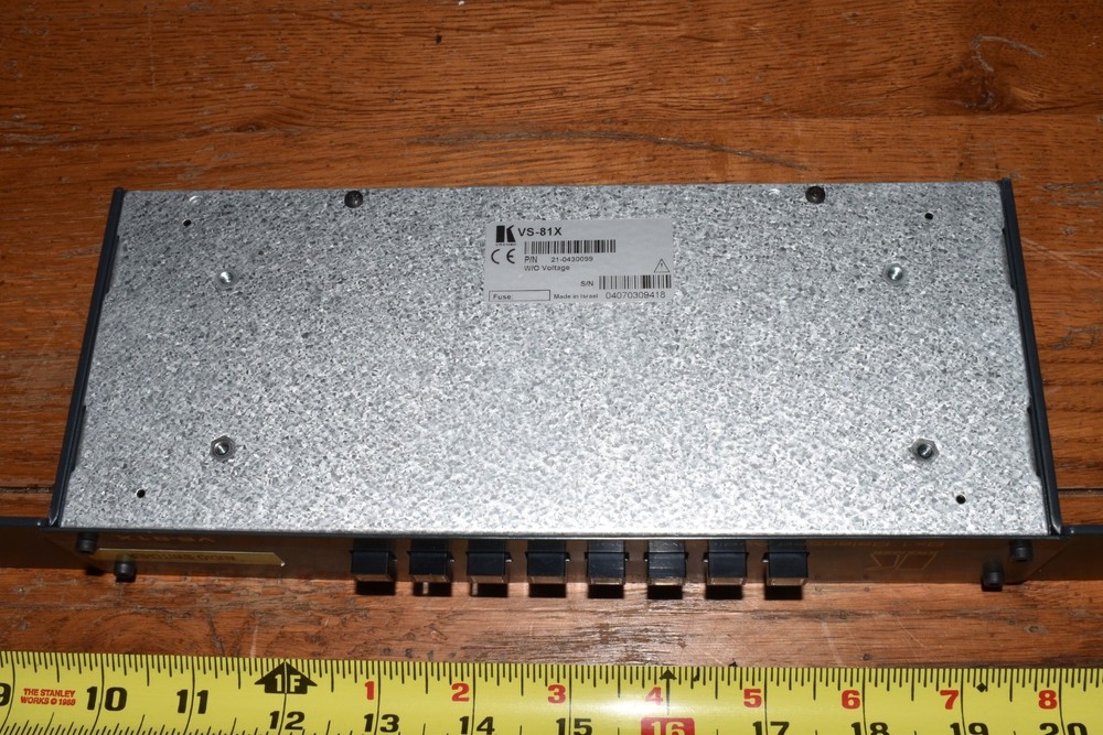 Kramer 8x1 Audio Stero Switcher MODEL#VS-81X USED