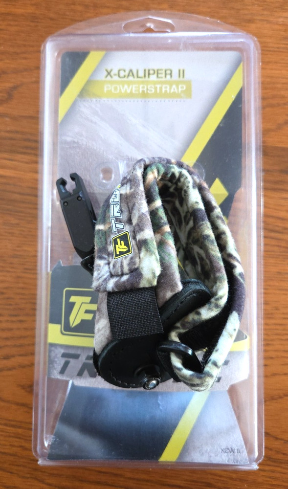 Tru-Fire X Caliper II Compound Bow Release with Brushed Cotton Powerstrap.