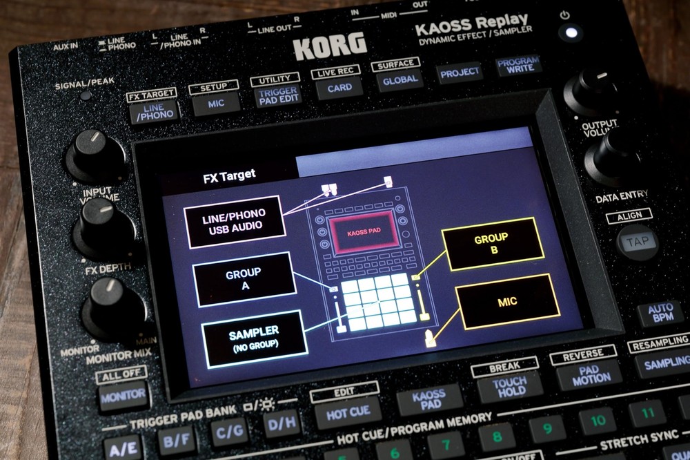 KORG All-in-One KAOSS Replay Dynamic Effects Processor and Sampler