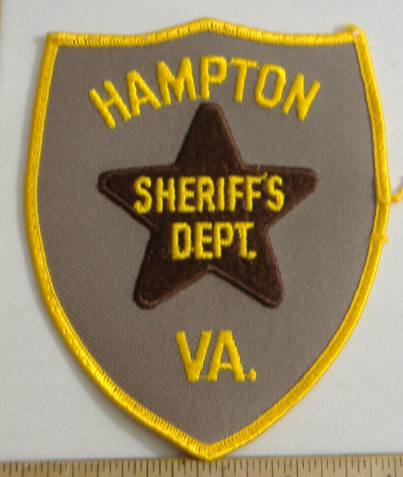 HAMPTON SHERRIFF VIRGINIA FABRIC PATCH