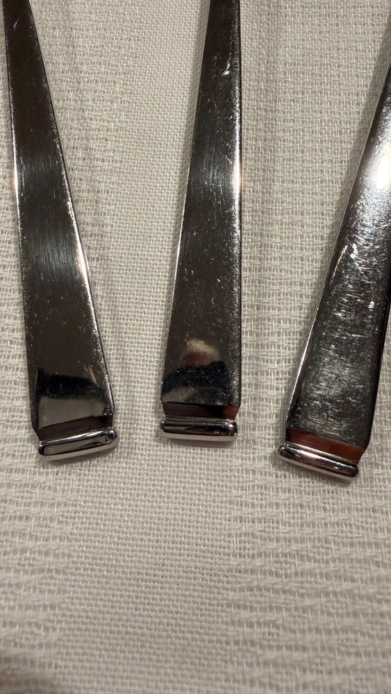 Reed & Barton Barclay Stainless Flatware Teaspoons, Pierced Tablespoon~ EUC!