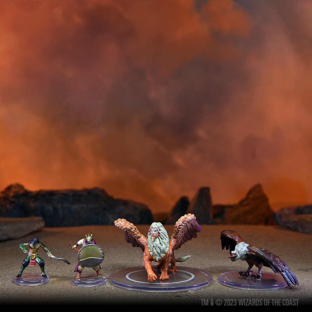 D&D Icons of the Realms Sand & Stone 8 ct Booster Brick