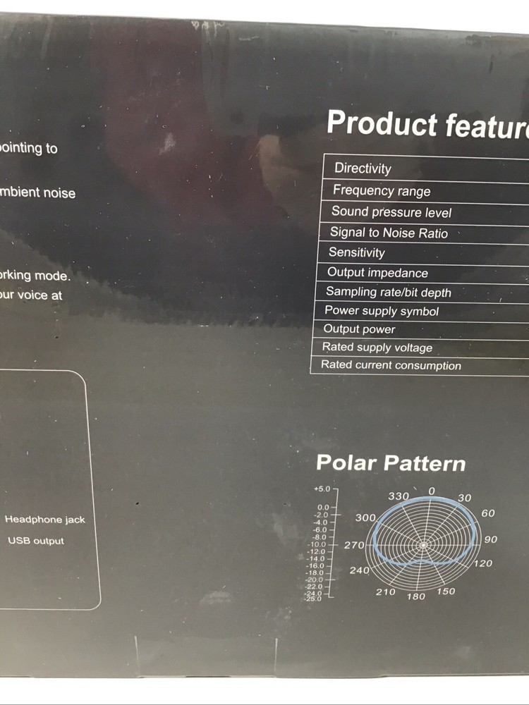 RGB Condenser Microphone New/Sealed