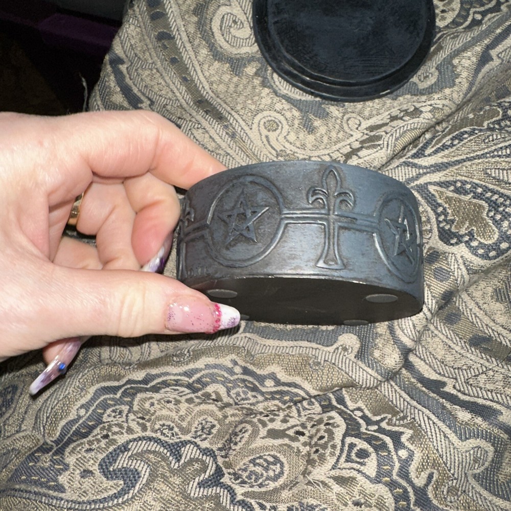 Pentacle Box Alchemy Symbol, With Lid