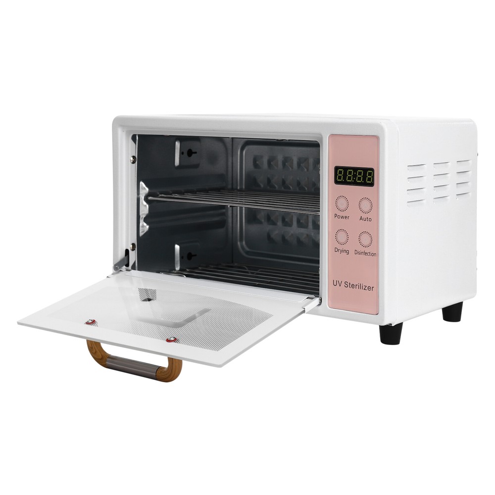 High-Temperature Sterilizer Nail Tools Sterilizer Pink Tabletop Sterilizer US