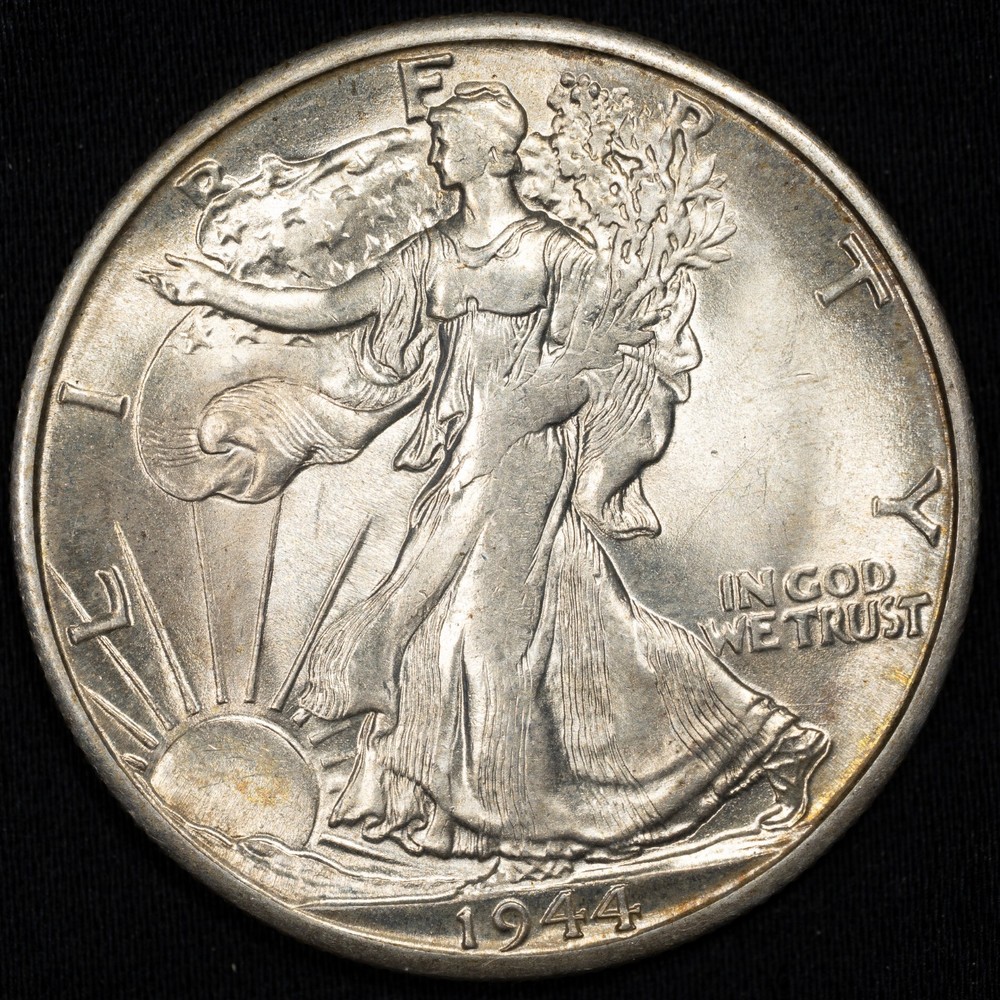 1944-D Walking Liberty Silver Half Dollar Uncirculated BU
