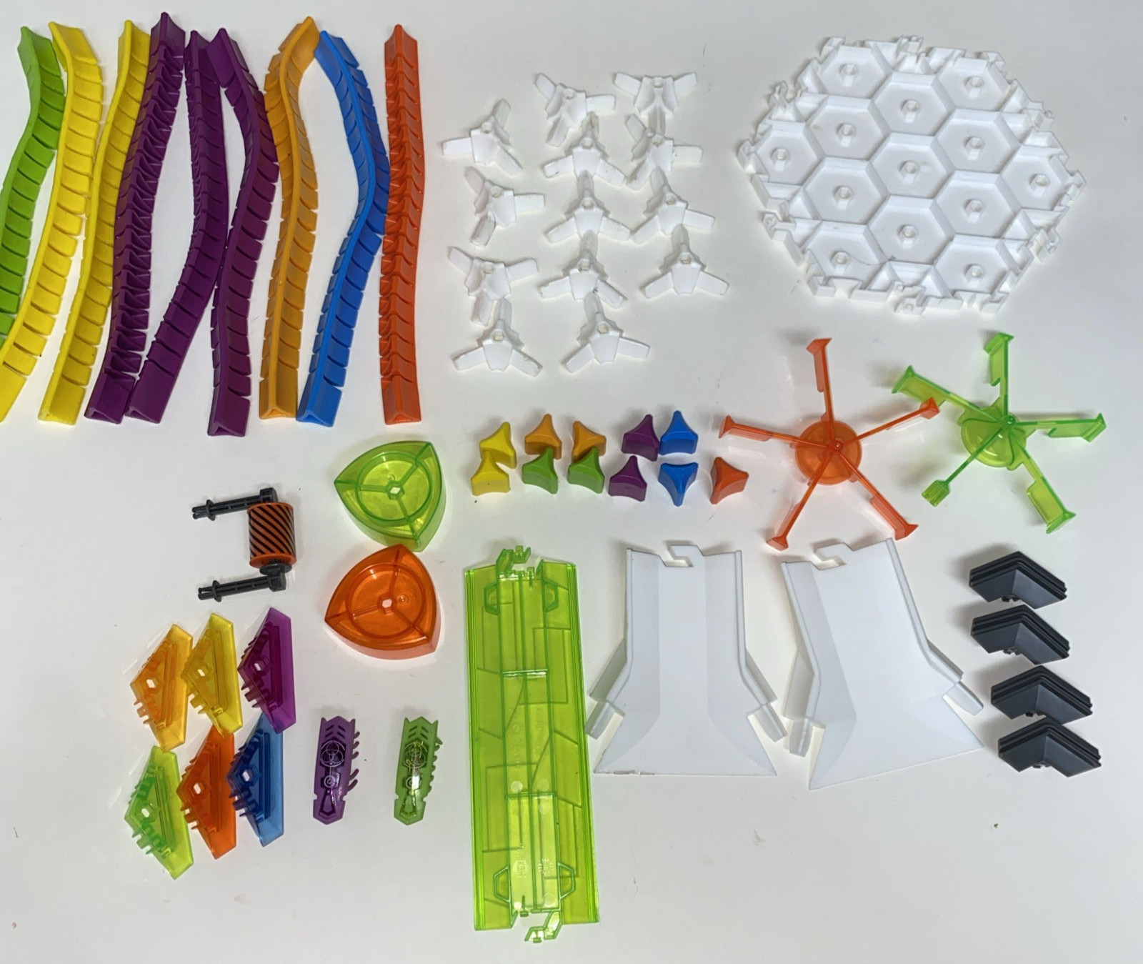 HEXBUG Flash Nano Battle Zone Playground Replacement Pieces Lot of 53 & 2 Bugs