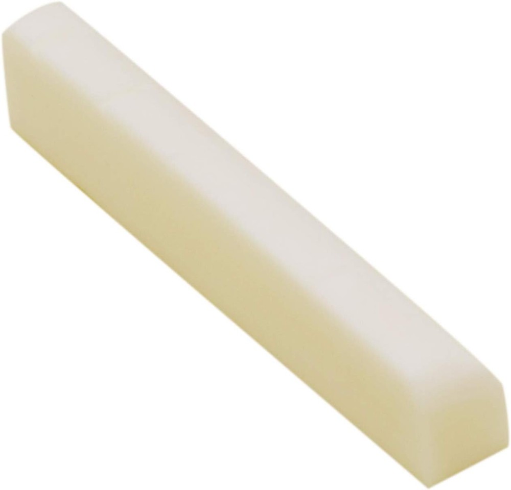 6 String Pre-Slotted Bone Guitar Nut Replacement Compatible with LP Style Electr