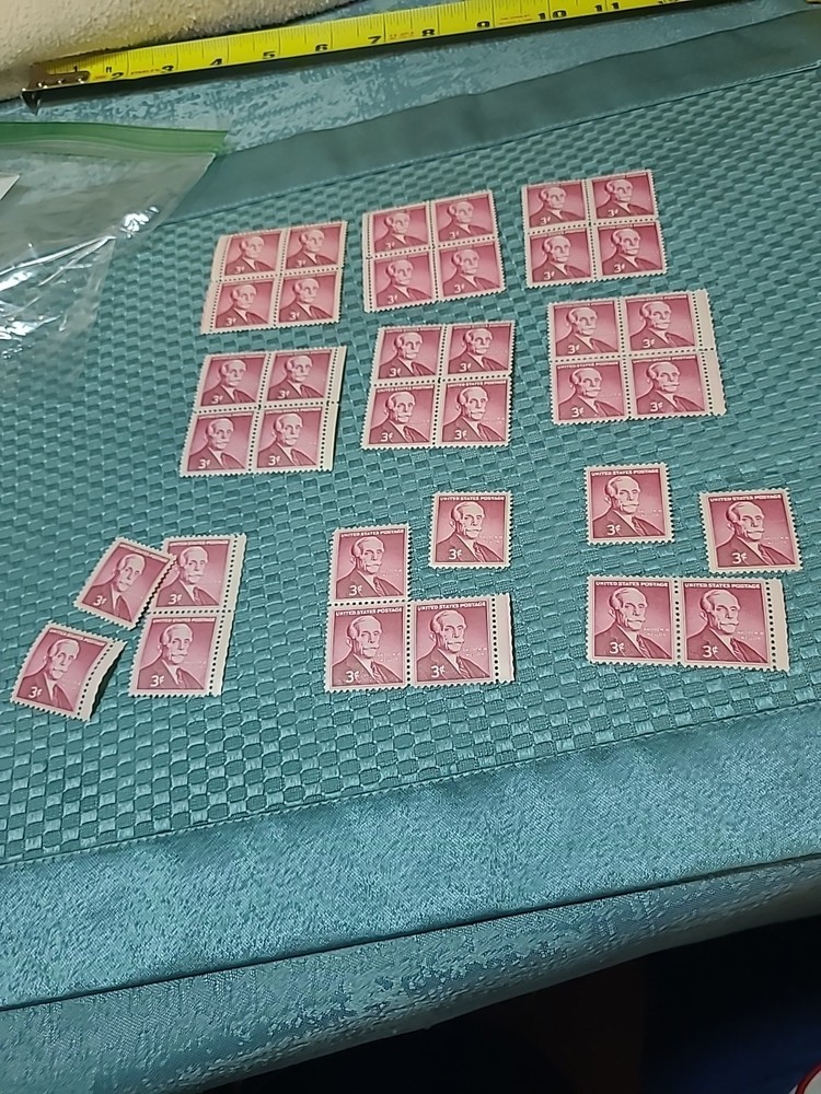 36 THREE CENT STAMPS