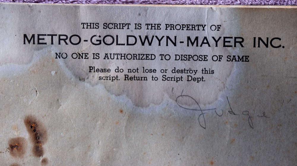 1965 " Dr. Kildare: Hour of Decision " Original Screenplay Script