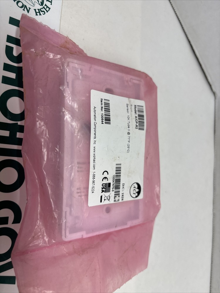 ACI MODEL A/CP-R2 SENSOR .10K TYPE II @77F* (25*C)