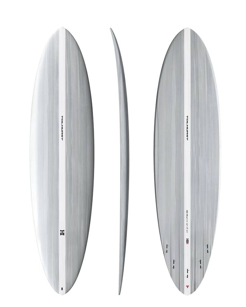 Thunderbolt Surfboards Mid 6 Candy/White 7ft0in
