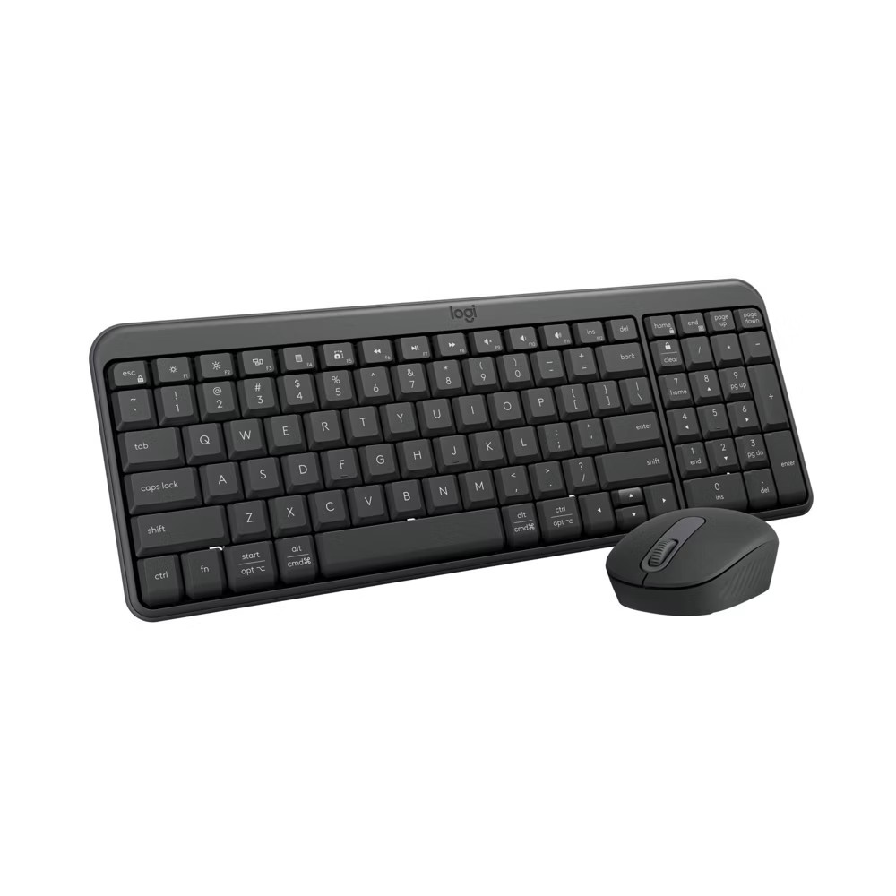Logitech BLUETOOTH Black Compact Combo Wireless Keyboard & Mouse 920-013507 NEW