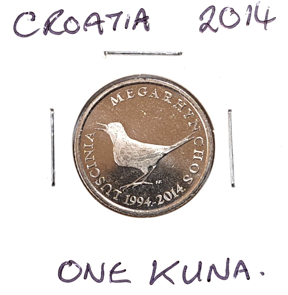 @@@  A SUPERB CROATIA 2014 ONE KUNA @@@