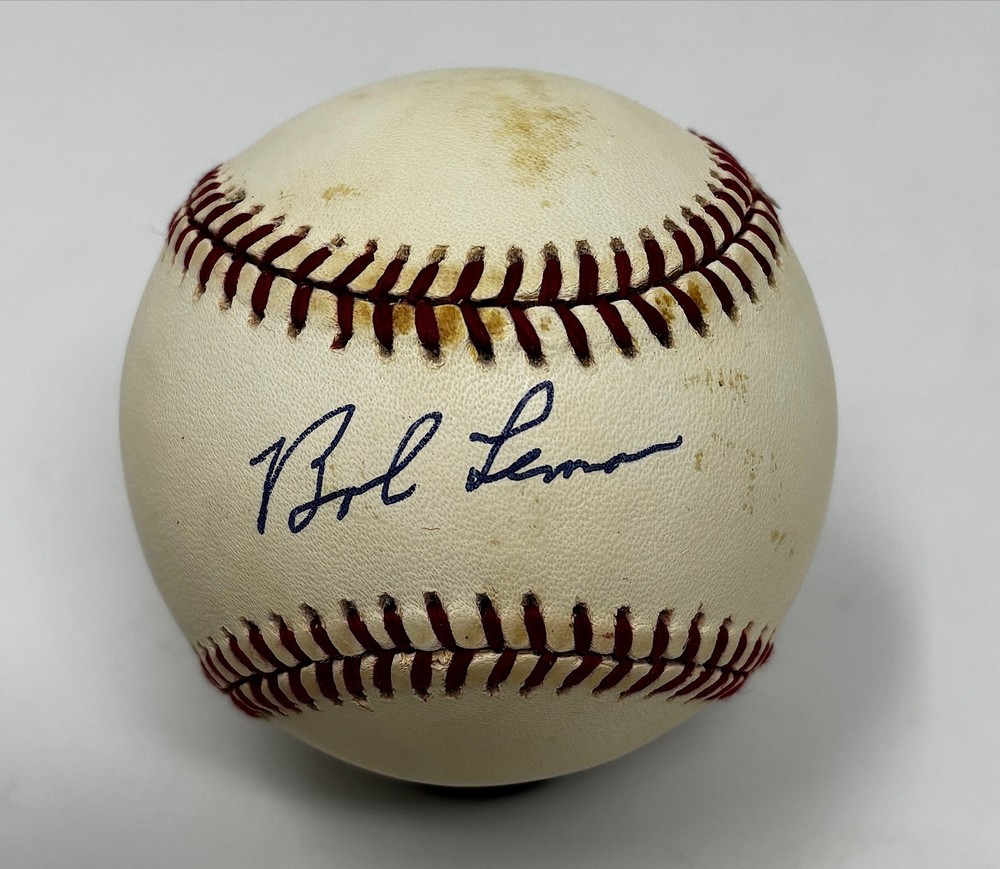 Bob Lemon Signed OMLB AL Brown