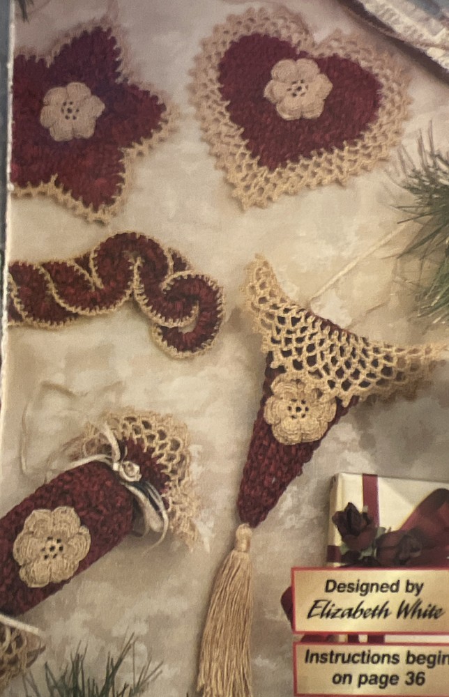 ~CHRISTMAS “Chenille Ornaments” PATTERN~