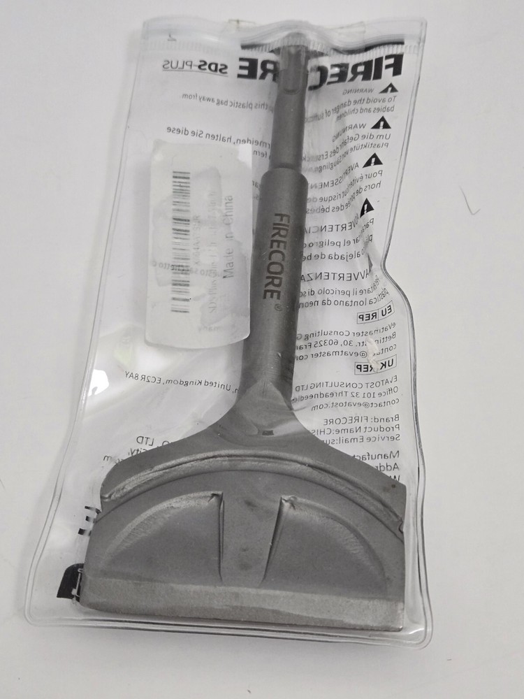 FIRECORE SDS-PLUS Chisel 3" x 7.5" Tile Removal Chisel Bits for SDS-Plus Rotary